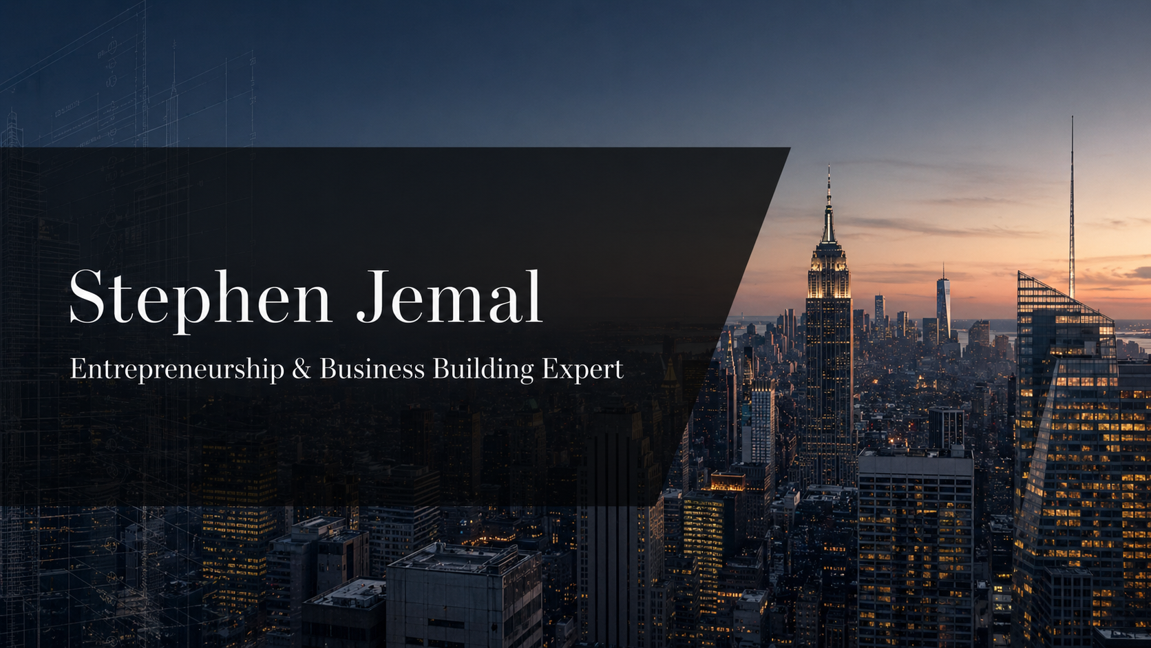 Stephen Jemal Entrepreneurship and Business Building Expert featured image