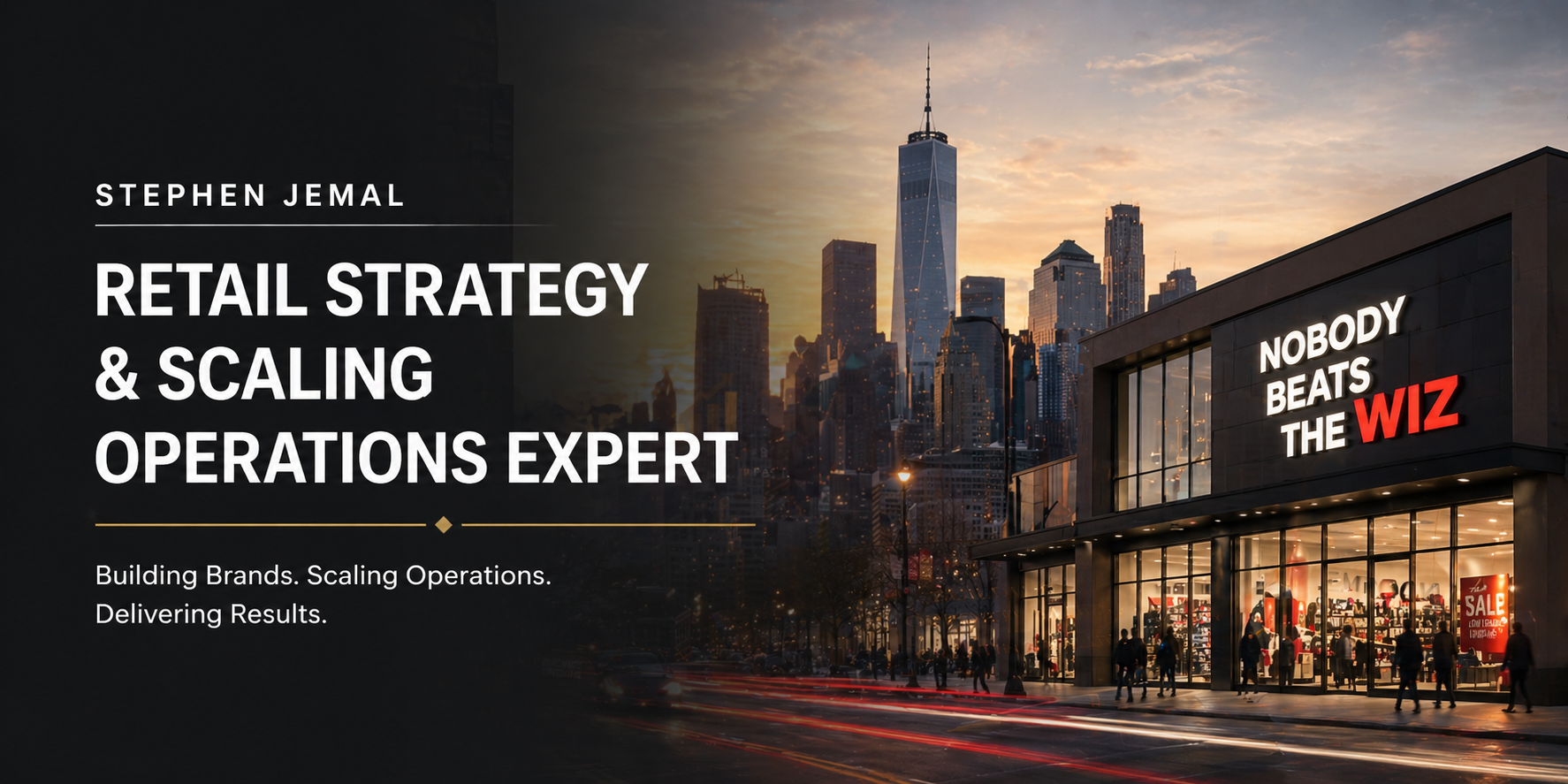 Stephen Jemal Retail Strategy and Scaling Operations Expert